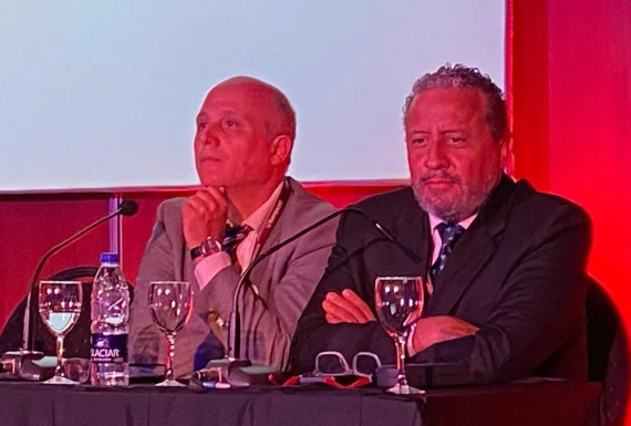 Izq: Dr. Sergio Baratta-Presidente Electo SAC 2026.  Der: Dr. Bolívar Saenz- Presidente Electo SSC 2025-2026